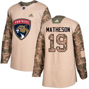 Herren Florida Panthers Eishockey Trikot Michael Matheson #19 Authentic Camo Veterans Day Practice